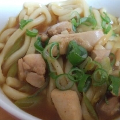 お昼ご飯に作りました。
豚肉がなくて、鶏肉です。
ありがとうございました！